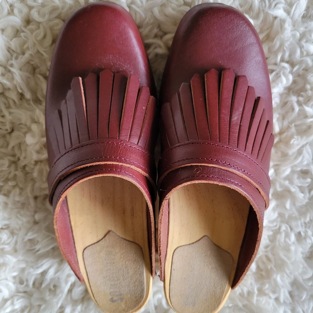 Sandgren Venice Clogs in Cognac